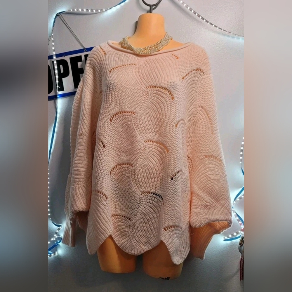 NEW C+D+M Pink Sugar Lips Knit Cardigan Sweater Size M NWT Deshire Boutique - Picture 5 of 7